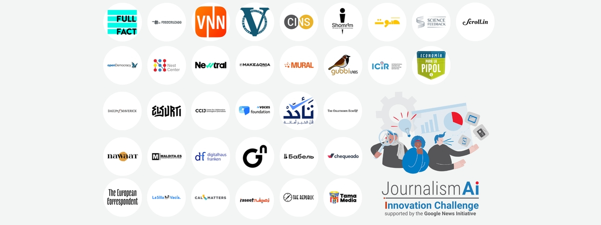 Journalism AI Innovation Challenge 2024, supported by Polis and Google News Initiative